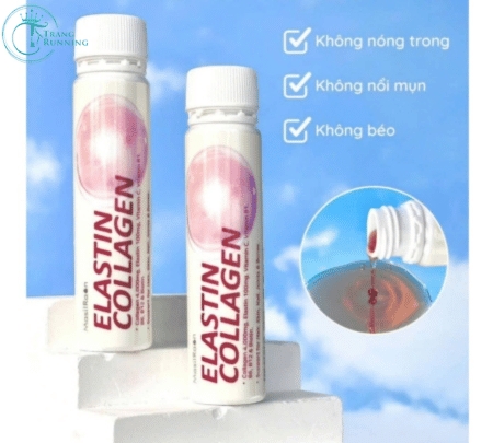 Nước Uống Elastin Collagen MasilRaon Hộp 30 Chai X 25ml Hỗ Trợ Dưỡng Da Móng Tóc