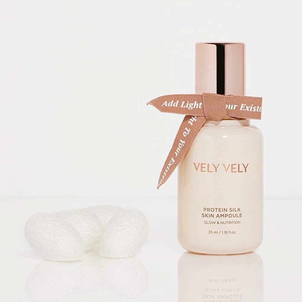 Tinh Chất Dưỡng Da Kén Tằm VELY VELY Glow Protein Silk Skin