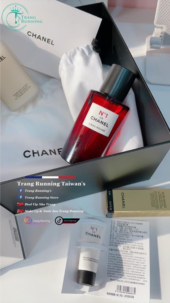 Xịt toàn thân CHANEL No1 De Chanel L’eau Rouge Body Mist 100ml fullbox