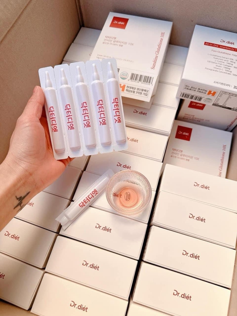 Siro uống trắng da Dr Diet