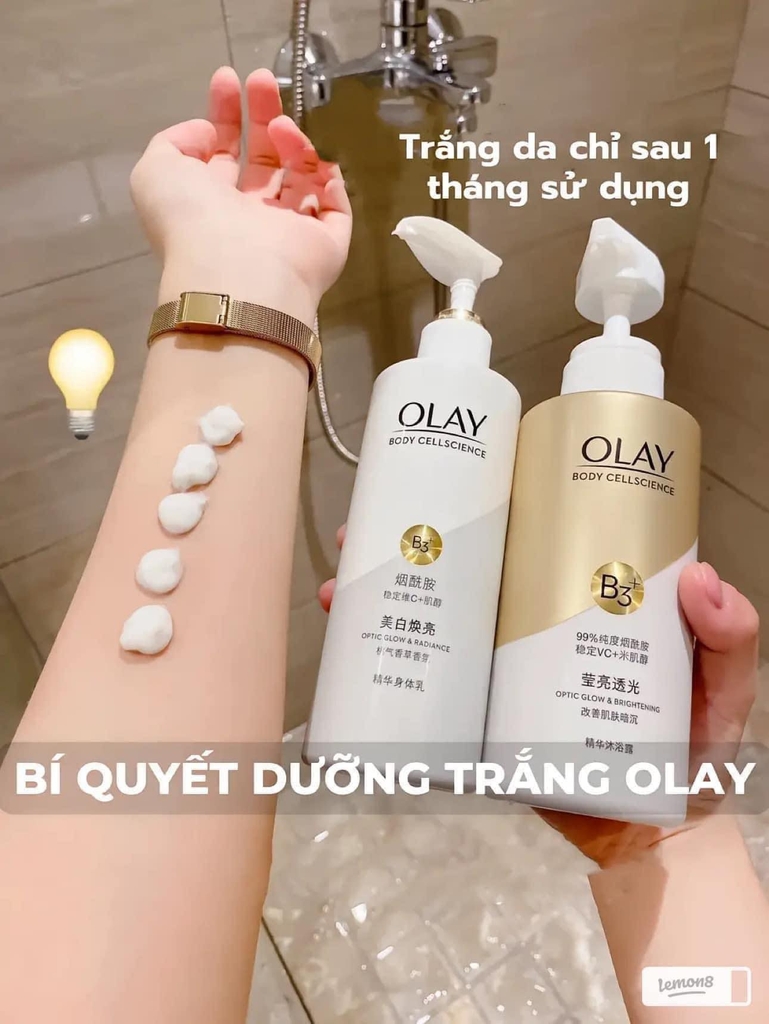 Combo Trắng Da Body Olay