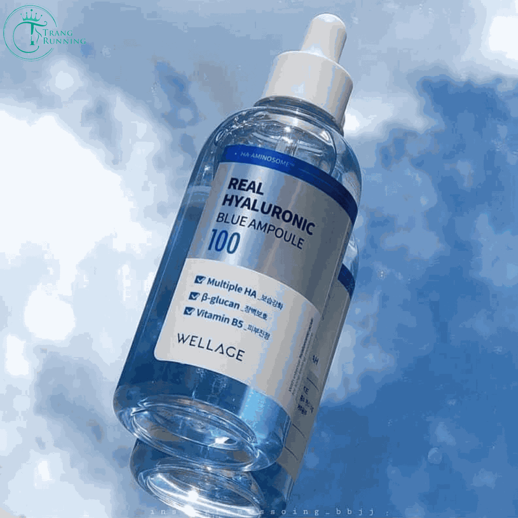 Tinh chất cấp nước WELLAGE Real Hyaluronic Blue Ampoule