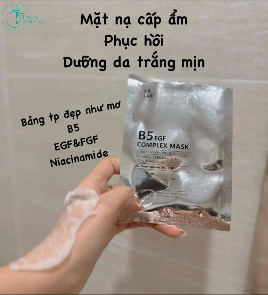 [Hàng Hàn] COMBO 5 miếng Mặt nạ phục hồi da B5 EGF Complex Mask Kr.Lab Hàn Quốc