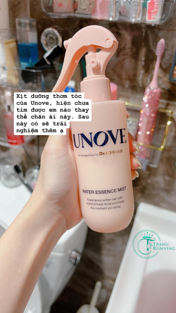 [ Hàng Hàn] Xịt dưỡng phục hồi tóc UNOVE WATER ESSENCE MIST 200ml