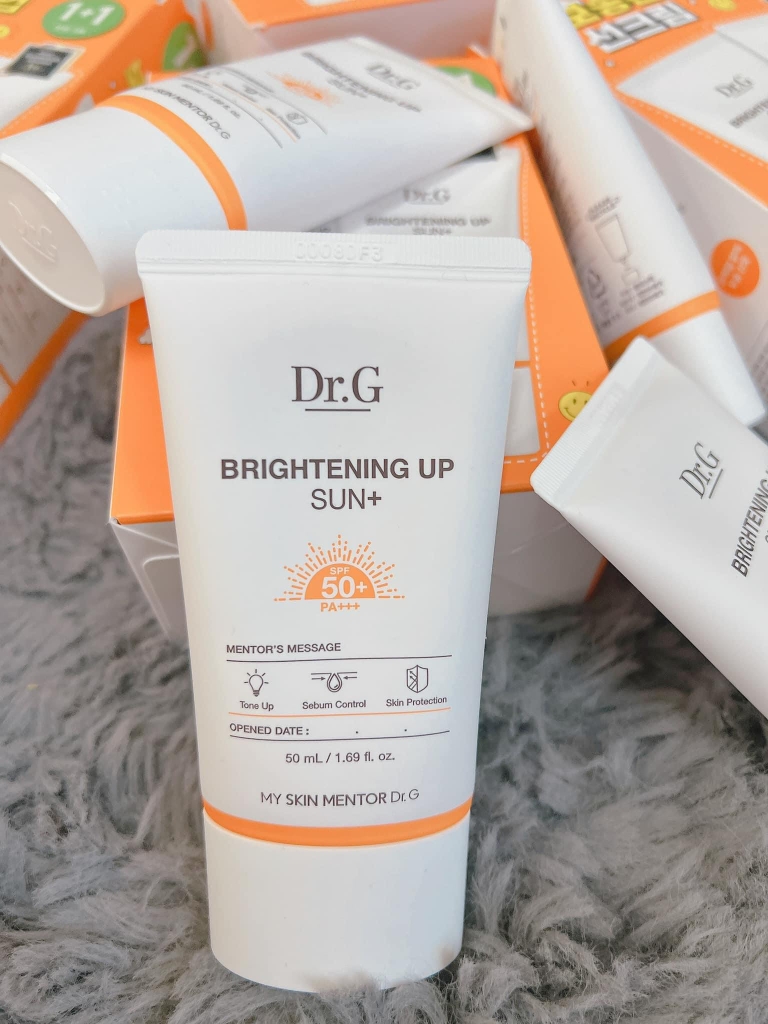 [Hàng Hàn] Kem Chống Nắng Dr.G Dưỡng Sáng Da 50ml Brightening Up Sun+ SPF50+ PA+++