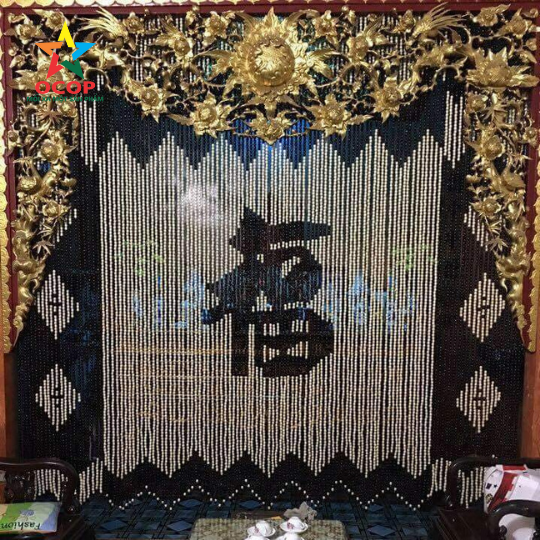 Rèm hạt gỗ bồ đề