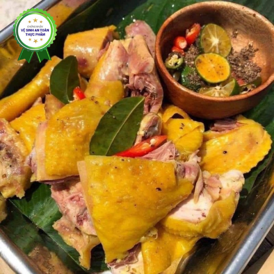 Gà quế ủ muối ( 1,1 - 1,3 kg/ con)