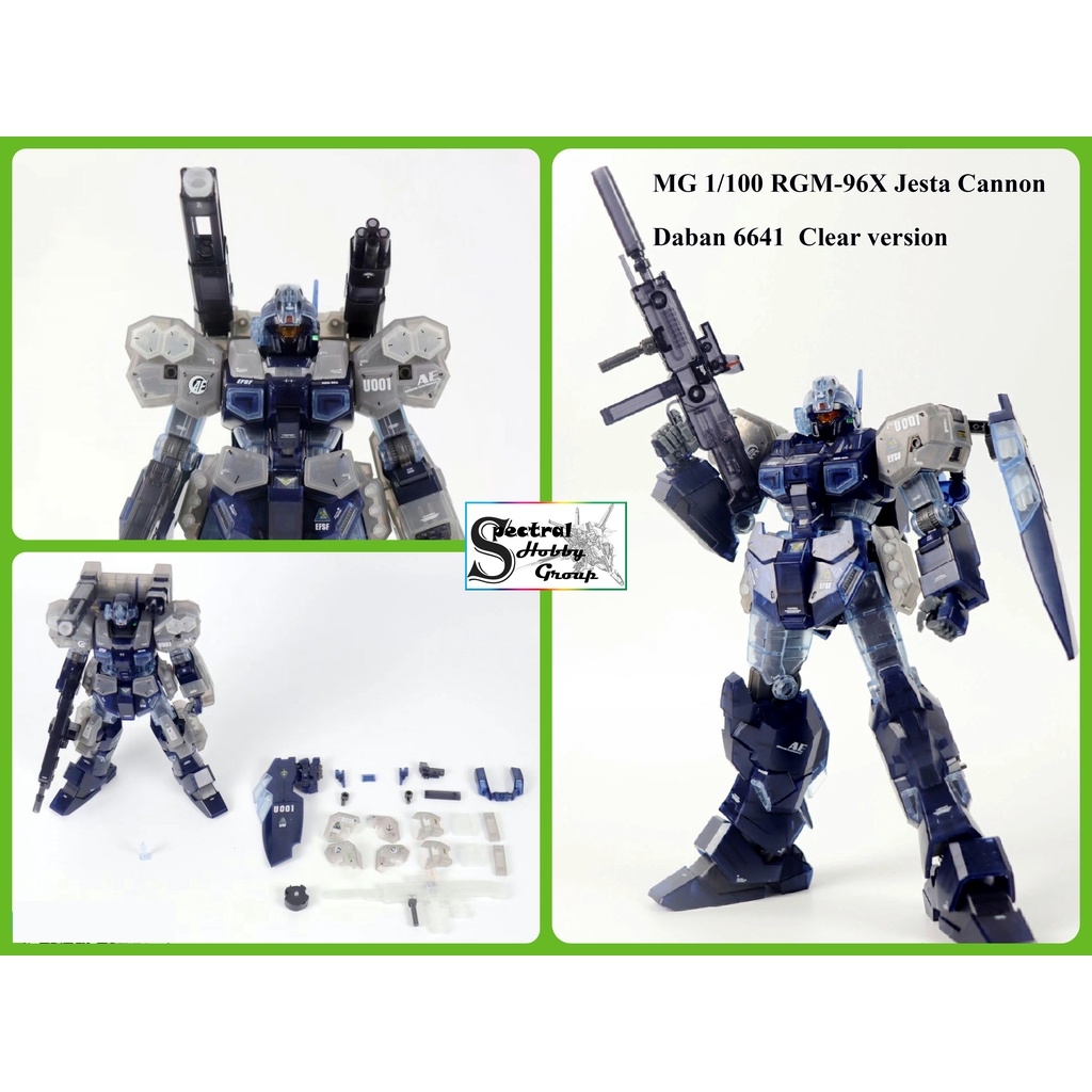 Mô hình lắp ráp MG 1/100 RGM-96X Jesta Cannon Clear Color Mô hình lắp ráp MG 1/100 RGM-96X Jesta Cannon Clear Color