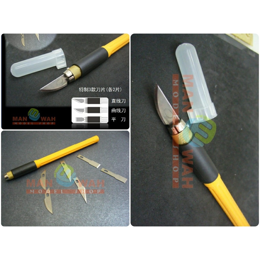 Dụng cụ Dao blade mini / Cưa tay hand saw mini kèm cán holder đa năng cho mô hình MANWAH