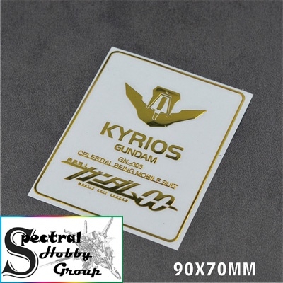 Decal metal sticker gold coating dán mô hình 00 Exia Unicorn Banshee Phenex Astray