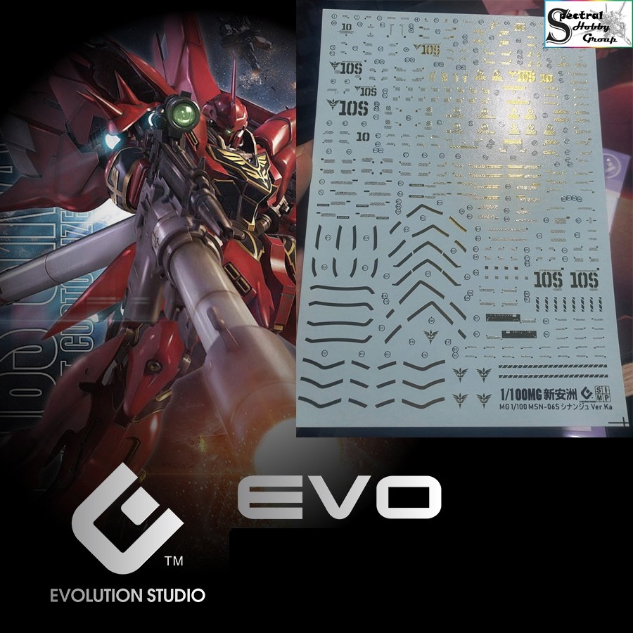 Decal nước dán mô hình SINANJU MG RG HG các loại Water sticker