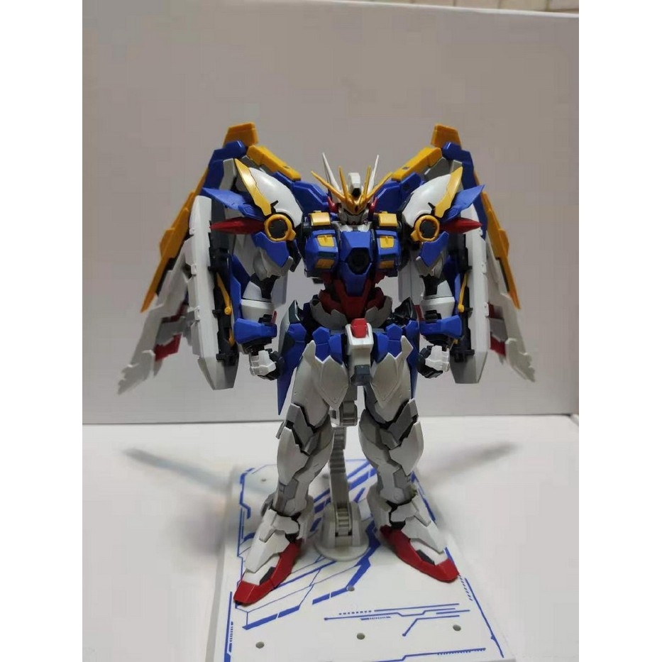 Mô hình lắp ráp MJH MG 1/100 Gundam Wing EW ver HIRM hires (kèm đế action base)