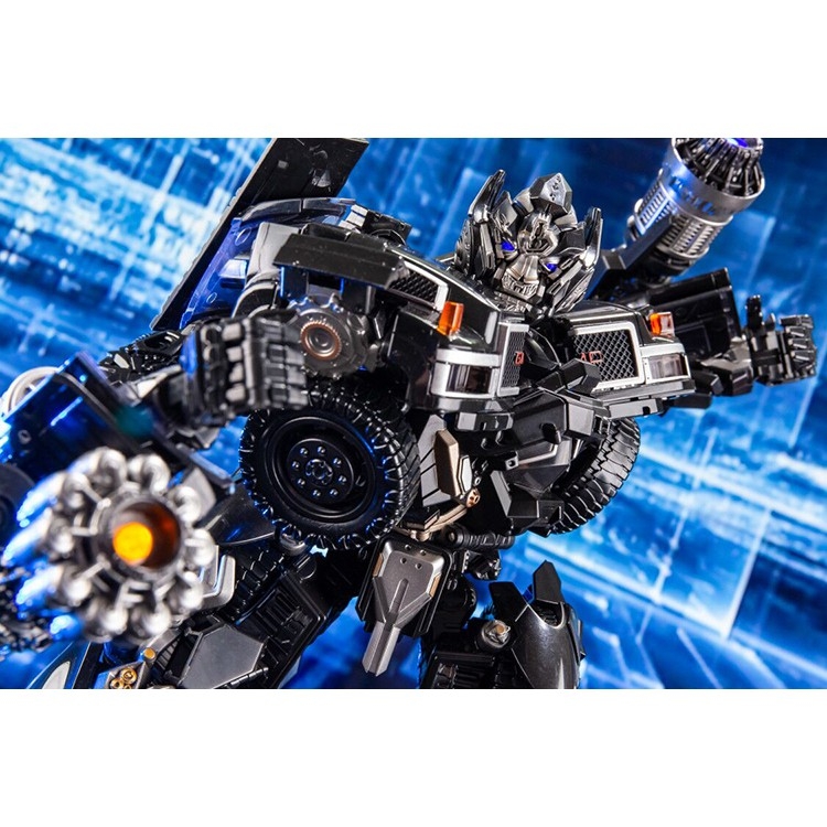 Mô hình Transformer Black Mamba LS09 Iron Leather Weapon Expert Alloy Edition Deformation