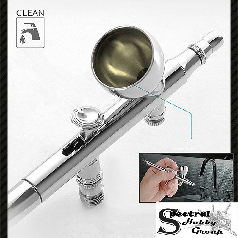 Dụng cụ bút sơn mô hình Pen airbrush USTAR KP45 KP-45 0.3mm 7cc Dual Action Japan Style