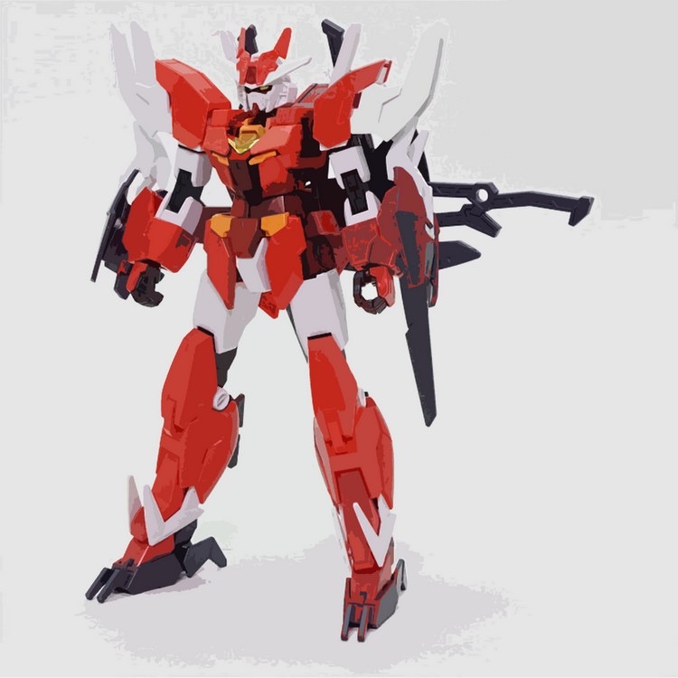 Mô hình lắp ráp HG 1/144 Core Real Type Color & MARSFOUR + support weapon gundam 008A