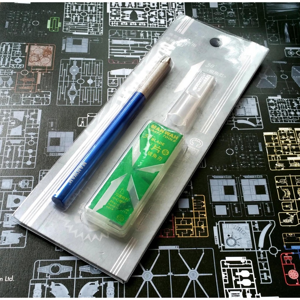 Dụng cụ Dao mô hình Knife Metal Metallic holder tool hobby MANWAH