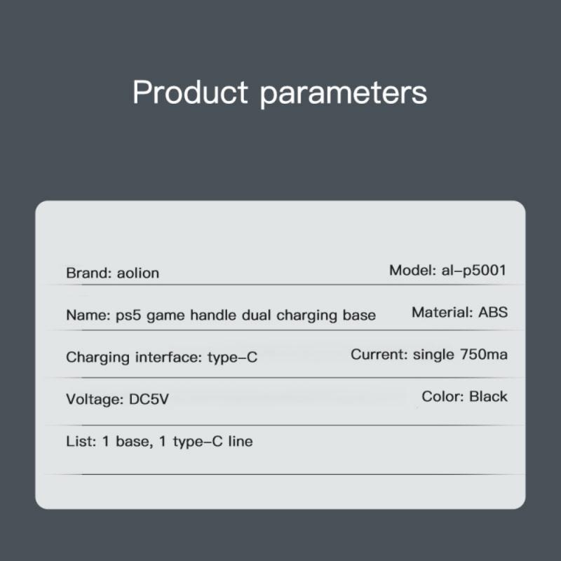 Đế sạc tay game Aolion ALP5001 Charging Dock Station PS5 Xbox S/X Switch Display Holder 6in1