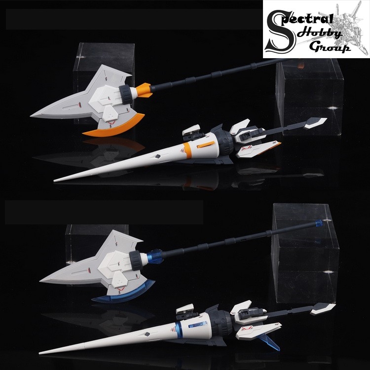 PHụ kiện lắp ráp RG HG Figure Weapon Pack AXE LANCE Battle set Gundam Machine Girl SHF/R