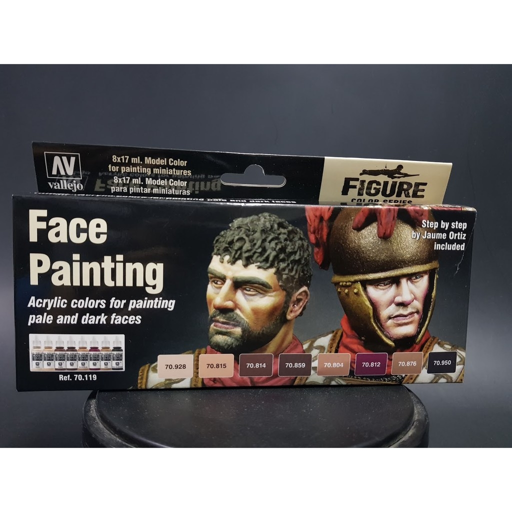 Bộ sơn AV Vallejo model color set 8 color màu quân sự màu da skintone các loại ...