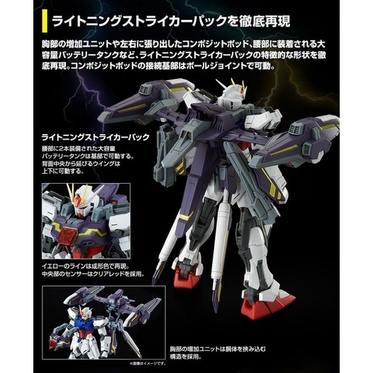 Mô hình lắp ráp MG 1/100 Lightning Strike Gundam Ver.RM - P BANDAI