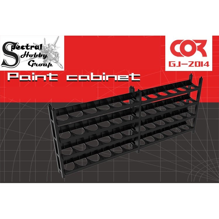 Dung cụ khay kệ giá để sơn mô hình đa năng Storage rack pack paint Cormake