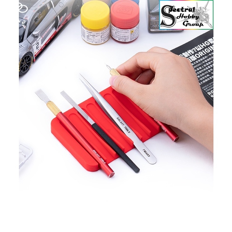 Dụng cụ mô hình Khay đế gác để dụng cụ tool anti roll desktop storage mat galaxy model