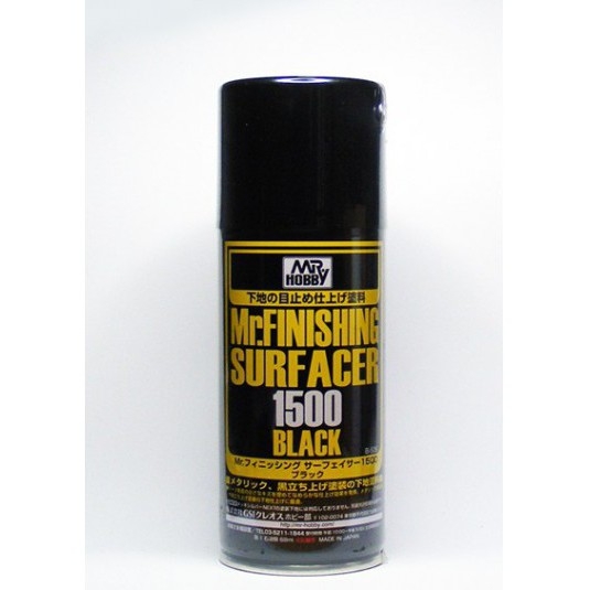 Bình xịt sơn lót bề mặt Mr.hobby Surfacer Black White Gray