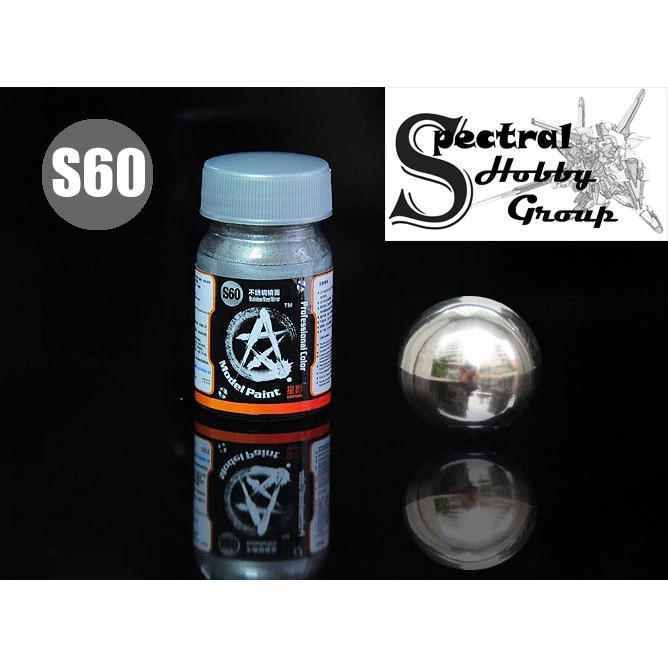 Sơn mô hình Stainless Steel Mirror | Titanium | Super Chrome Silver S50 S60 Sunin