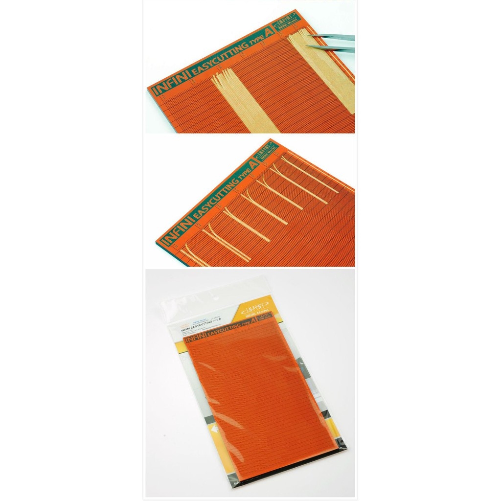 Dung cụ bảng cắt masking template Cover Paper Tape Cutting Pad Graphics Infini Model Easy Cutting Korea