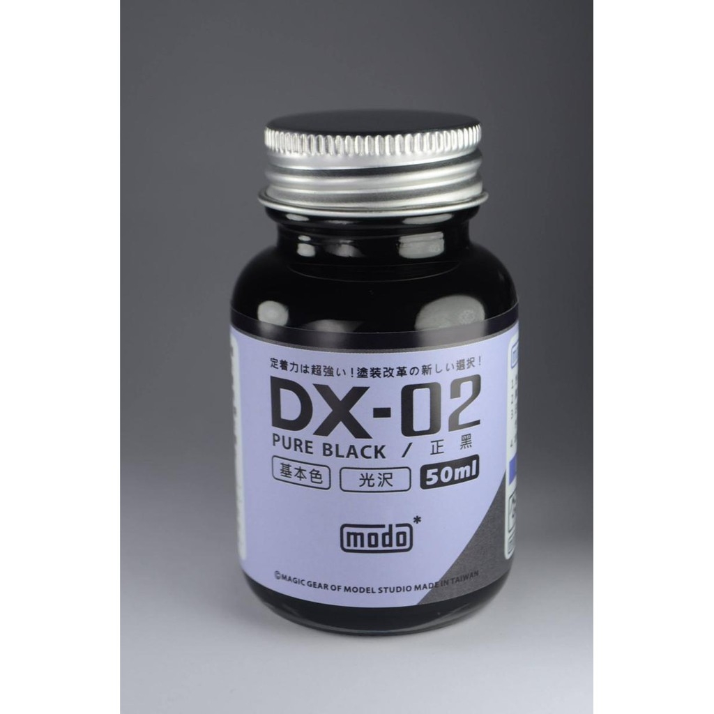 Sơn mô hình cao cấp MODO lacquer paint color series DX01-04 Super Gloss White Black Clear Flat topcoat