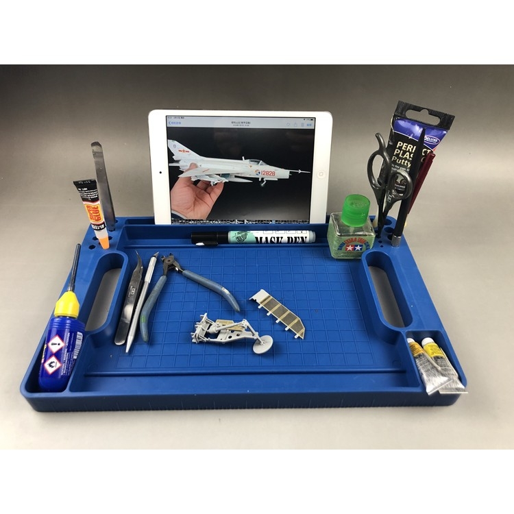 Dụng cụ Khay bảng mô hinh làm việc - hand made table paint tray gundam hobby
