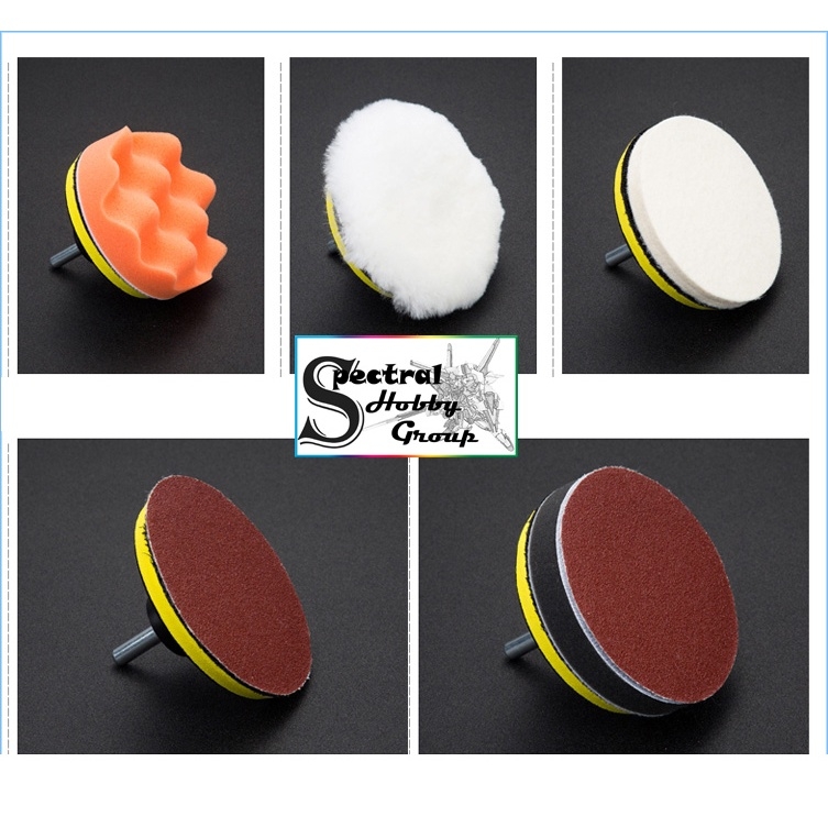 Dụng cụ Đế dán đĩa dính đánh bóng mài nhám (50mm - 100mm) Flocking sticky disc sandpaper