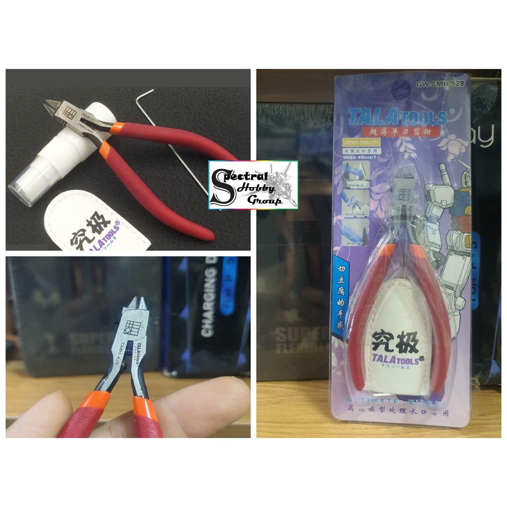Dụng cụ kìm cắt mô hình nhựa TALATOOLS Princeport CMH425 CMH528 ultra thin single edge VS PN120 godhand quality