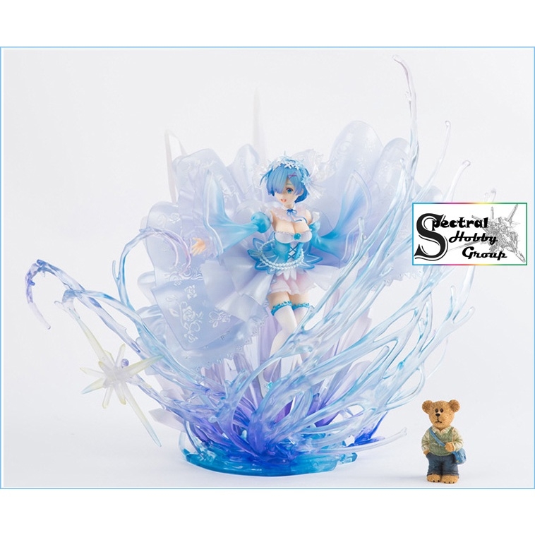 Mô hình tĩnh Figure 1/7 Crystal REM Re:Zero with led light 36cm HIGH QUALITY - XINHAO