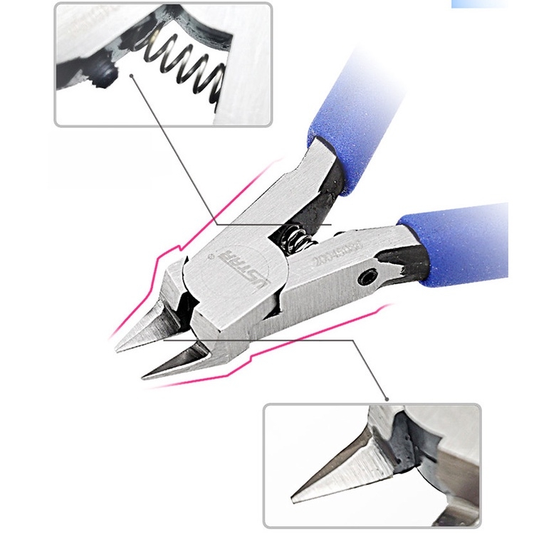 Kìm cắt mô hình USTAR kèm bộ nhám mịn UA91560 UA91570 Ultra Thin Blade Nipper