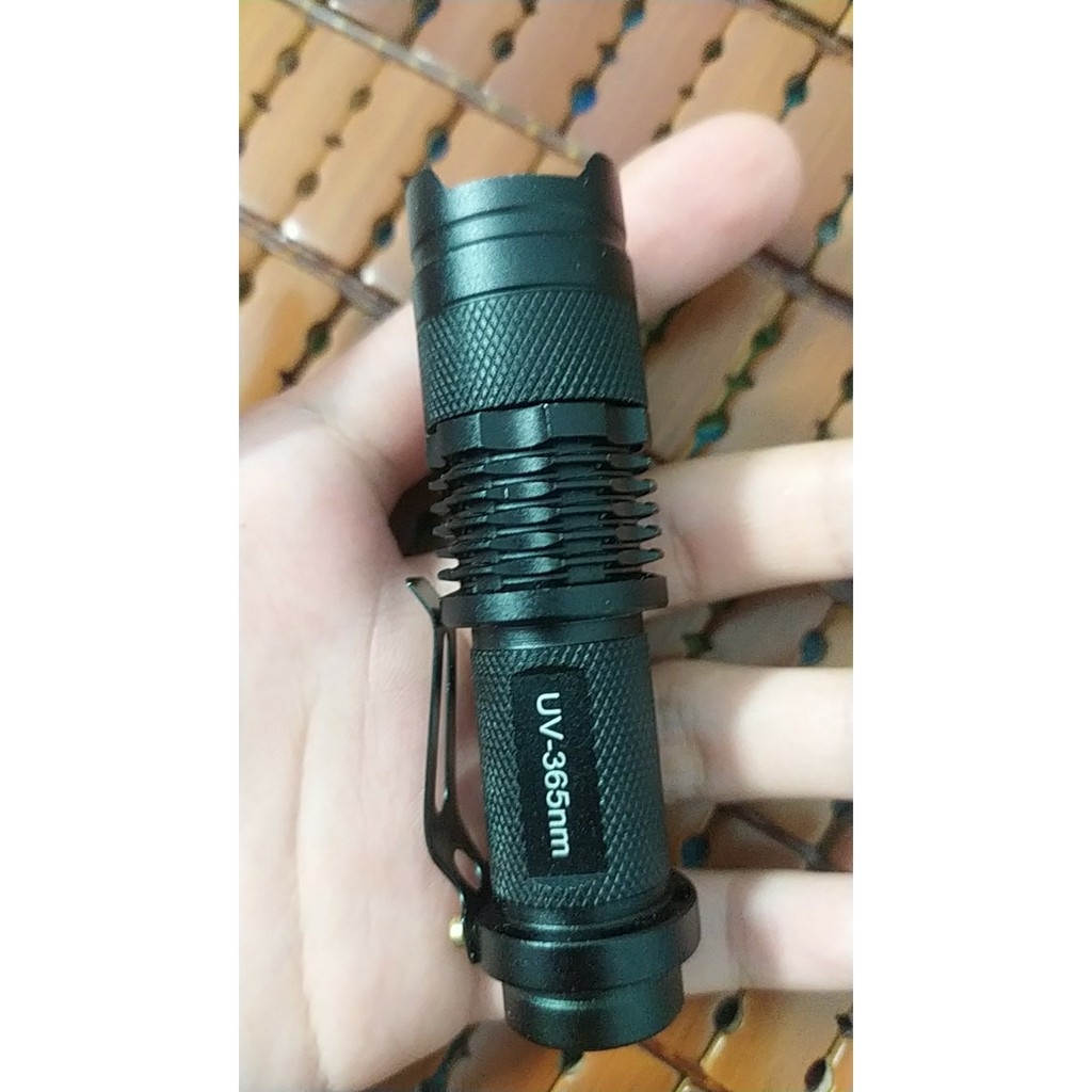 Đèn pin led tia cực tím huỳnh quang UV soi tiền soi phát quang các loại (không kèm pin)