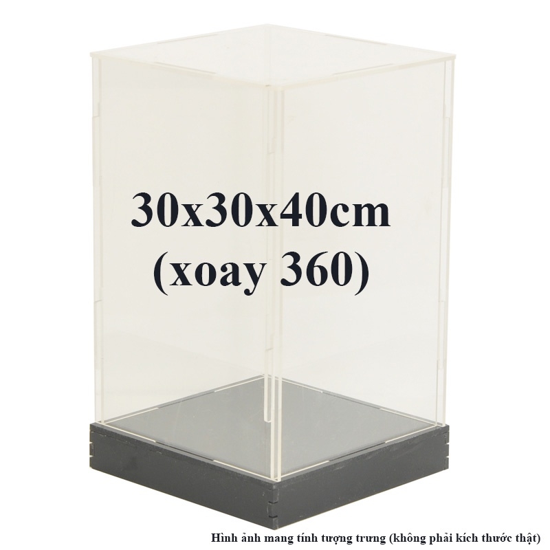 Hộp mica trưng bày các cỡ đựng mô hình Figure Gundam Lego hobby- Display box stand