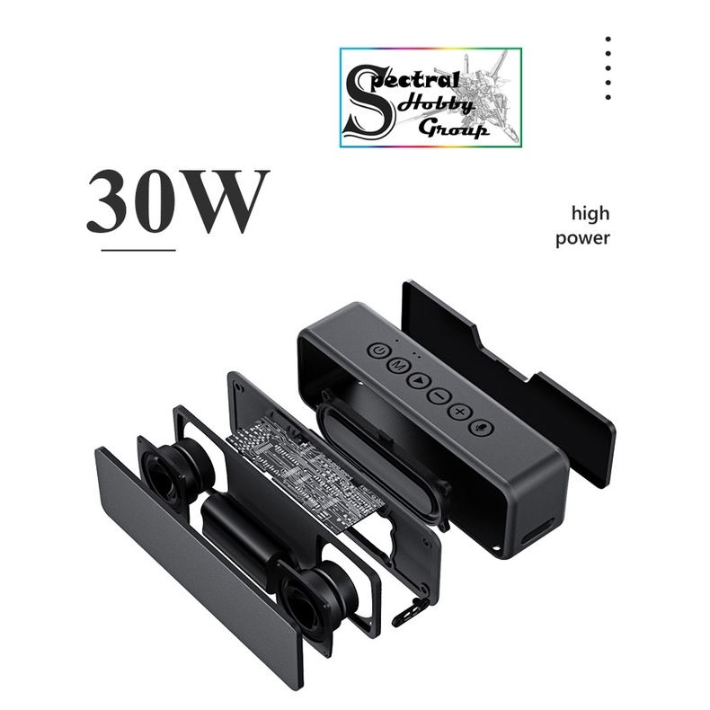 Loa Bluetooth Không Dây German Bogasing M6 3D Heavy Extra Bass Âm Thanh Chất Lượng 30W chống nước TWS Dual Connect