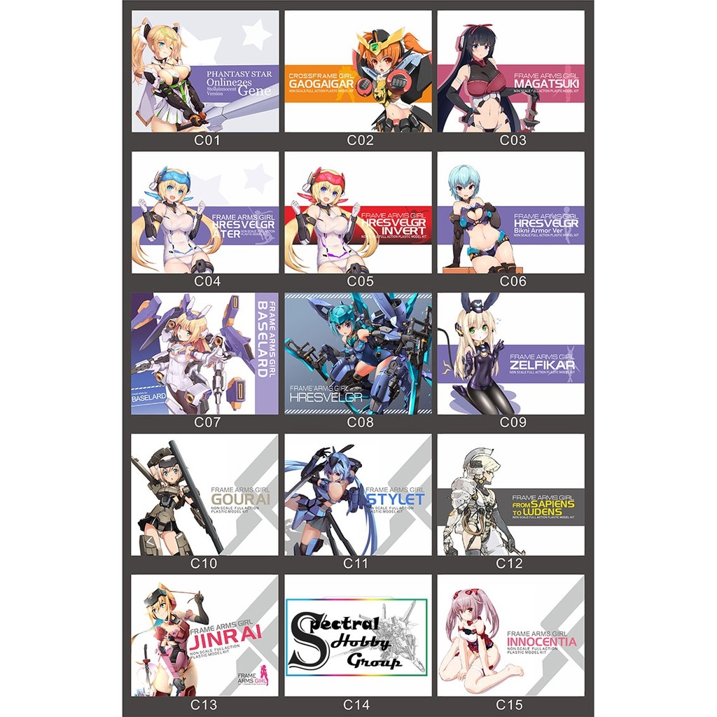 Chân đế mô hình action base mica cho Figure FAG Kotobukiya Pretty Armor girl PA các loại