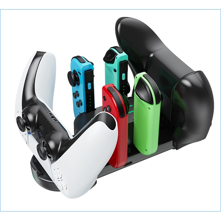 Đế sạc tay game Aolion ALP5001 Charging Dock Station PS5 Xbox S/X Switch Display Holder 6in1