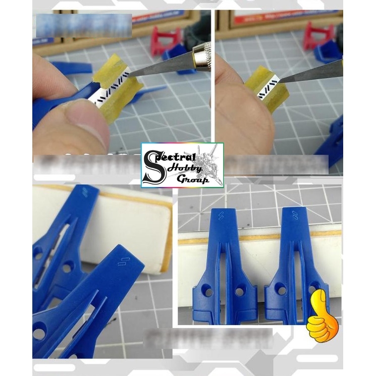 Dụng cụ mô hình Ustar Metal masking template detail line gundam UA80206