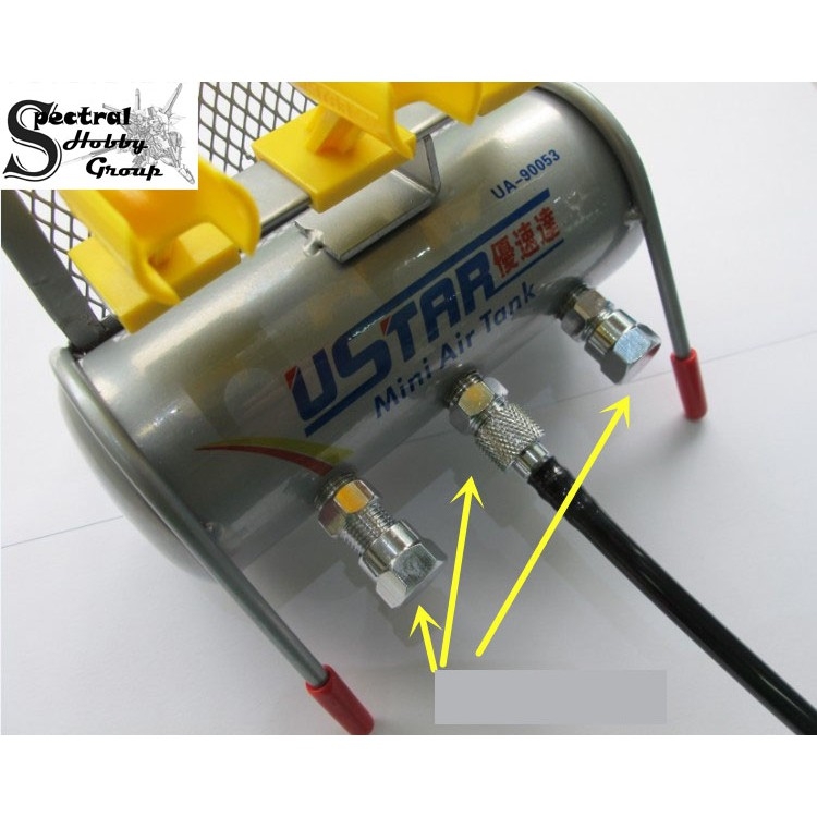 Dụng cụ Ustar gác bút sơn kèm bình Mini Air Cleaner Tank Holder Airbrush UA90053