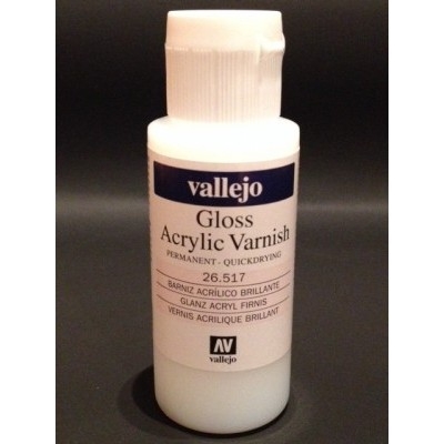 Sơn nước Acrylic Vallejo Mecha Varnish bảo vệ chóng mài AV 26517 70520 27701 Gloss Matt Protects painted