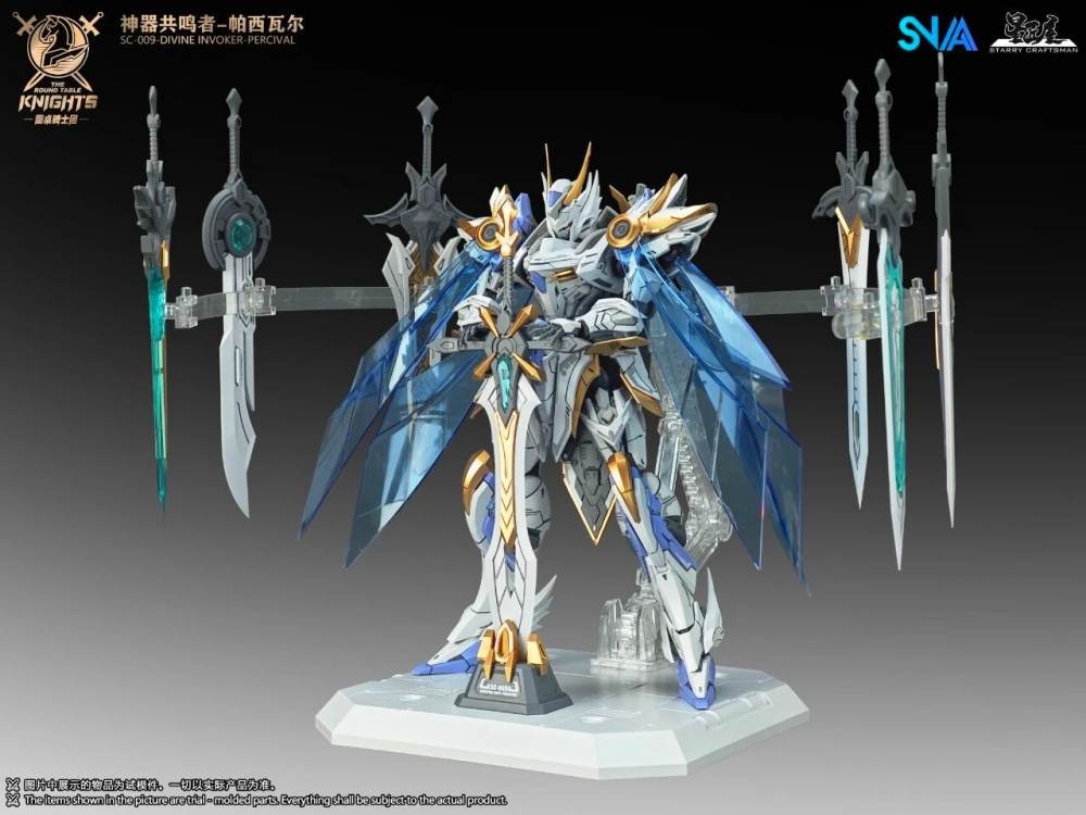 Mô hình lắp ráp Divine Invoker Percival SC009 BE 1/144 SNAA model Round Table Knights
