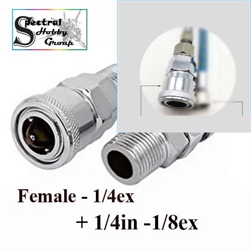 Dụng cụ các loại đầu kết nối chuyển thiết bị máy nén khí bút sơn airbrush compressor mô hình