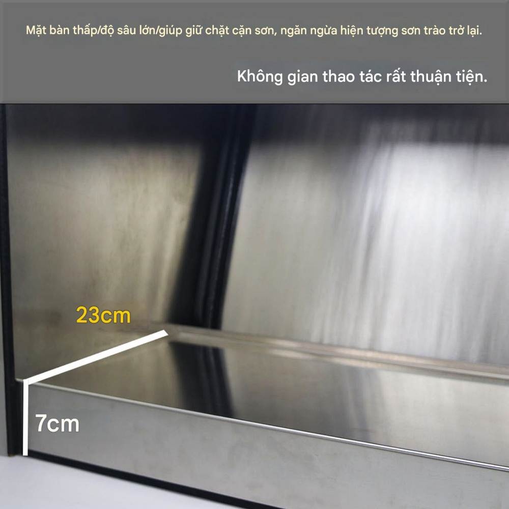 Hộp hút mùi sơn GT Model Water curtain box model painted