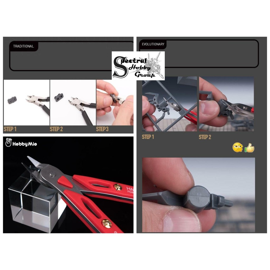 Kìm cắt mô hình HOBBY MIO HM109 không gỉ 1 lưỡi Ultra Thin Single Blade Nipper stainless steel high hardness