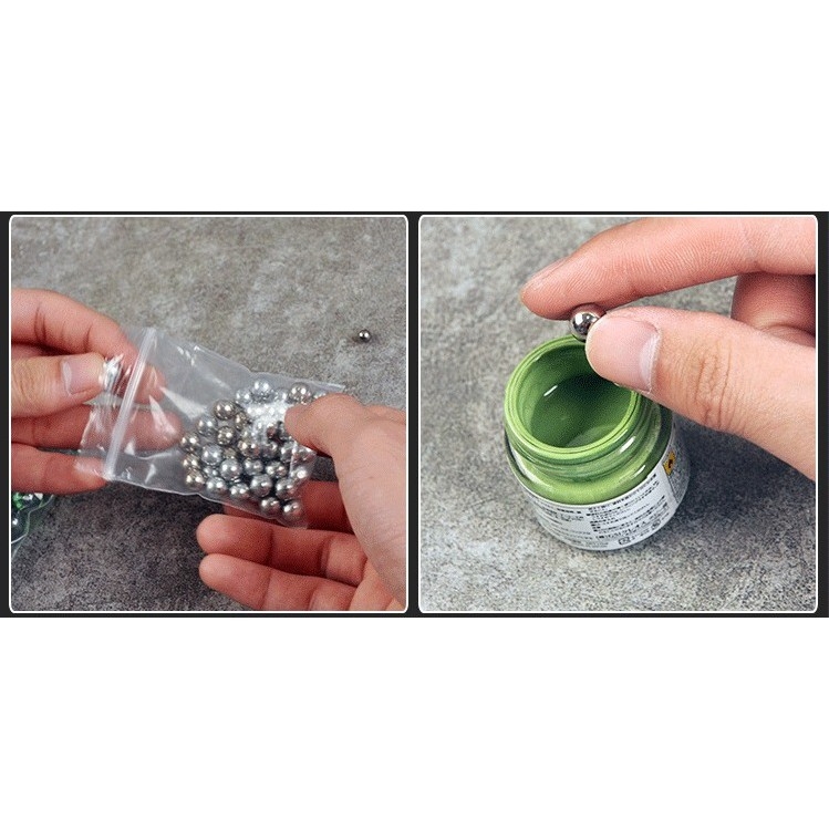 Phụ kiện mô hình bi ngoáy sơn Steel ball