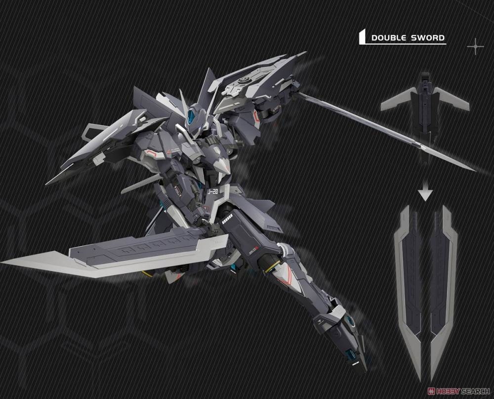 Mô hình lắp ráp MG 1/100 Dragon Sould Fighter Series J-20 Cang Wei X-PLAY