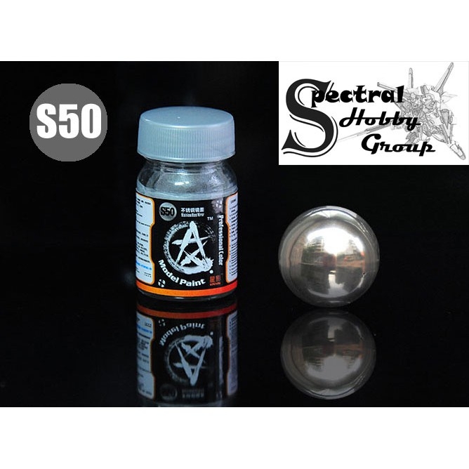 Sơn mô hình Stainless Steel Mirror | Titanium | Super Chrome Silver S50 S60 Sunin